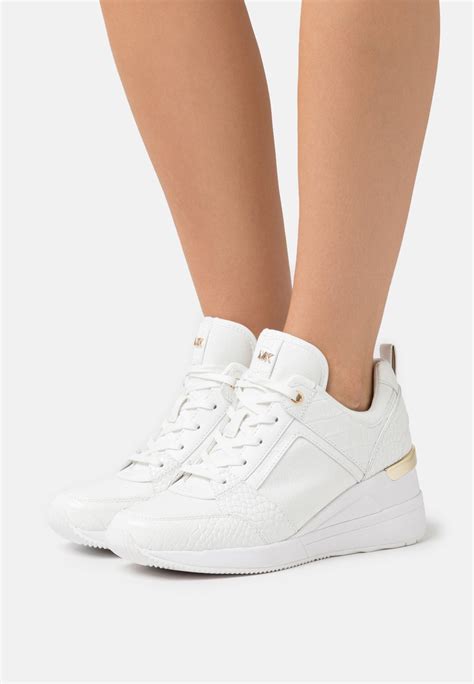 michael kors georgie trainer optic white|Michael michael kors georgie trainer + FREE SHIPPING.